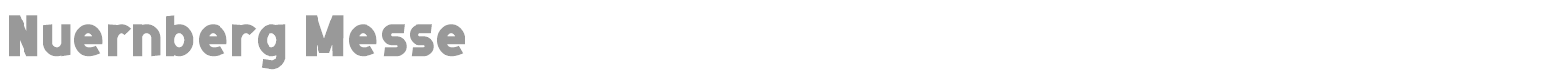 Nuernberg Messe font preview